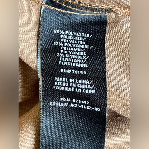 BBJ Corduroy Tan Long Sleeve Shirt size S - Picture 6 of 12